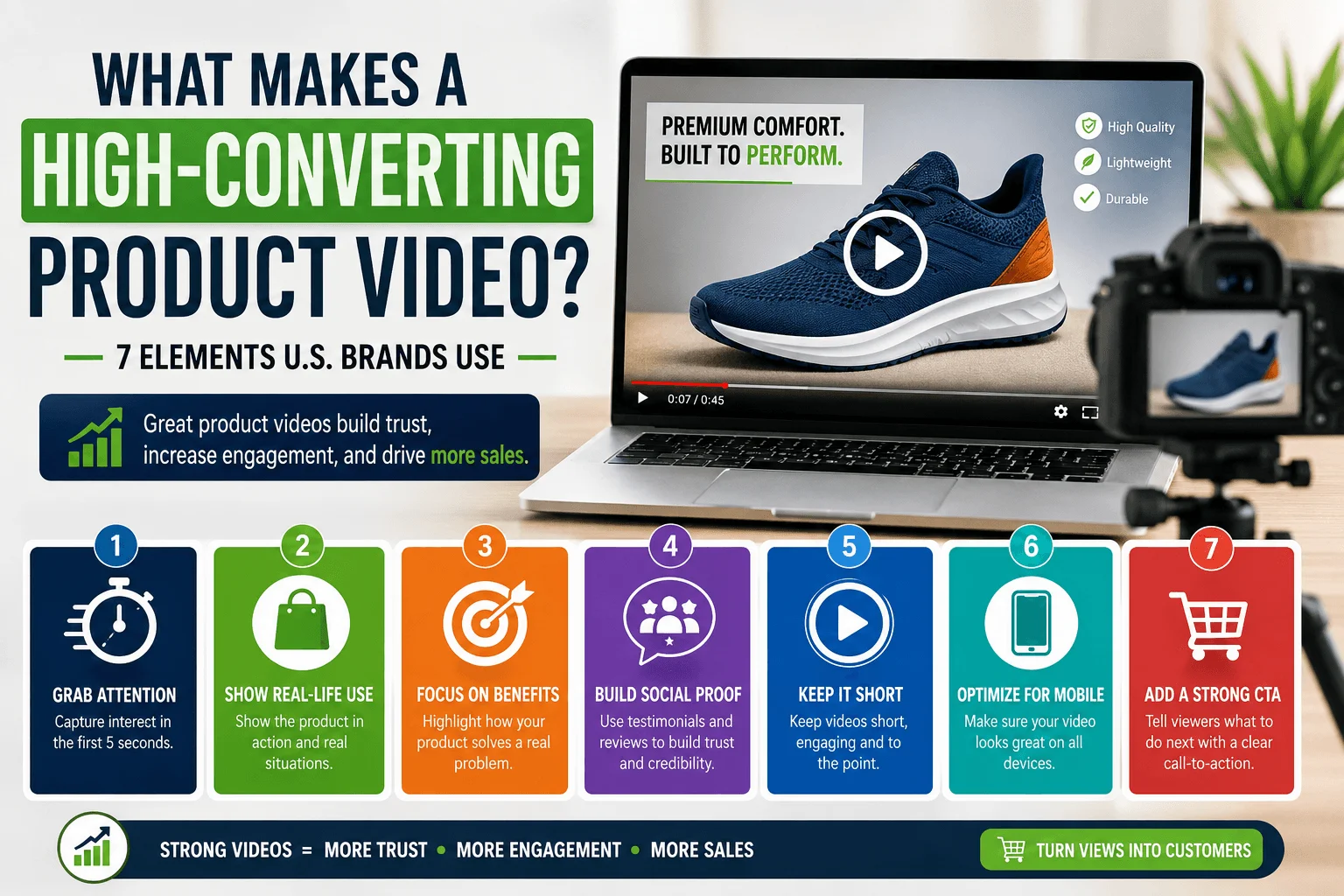 high-converting product video